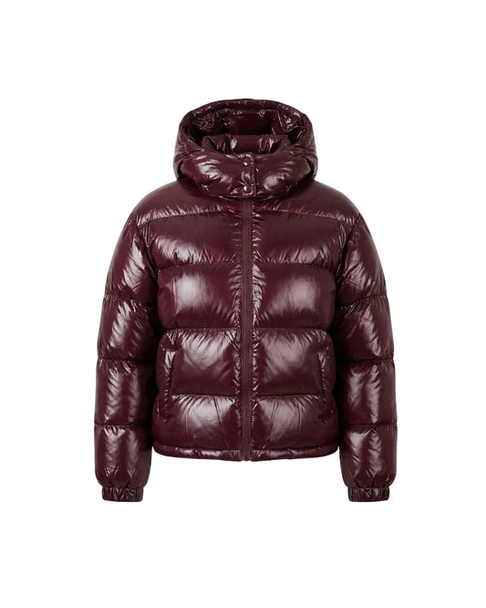 GLOSSY PUFFER JACKET