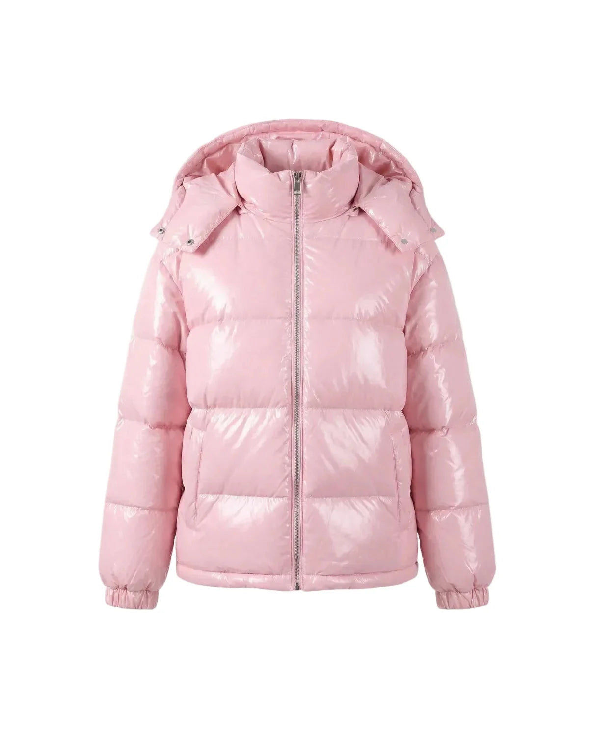 GLOSSY PUFFER JACKET