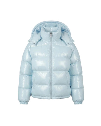 GLOSSY PUFFER JACKET