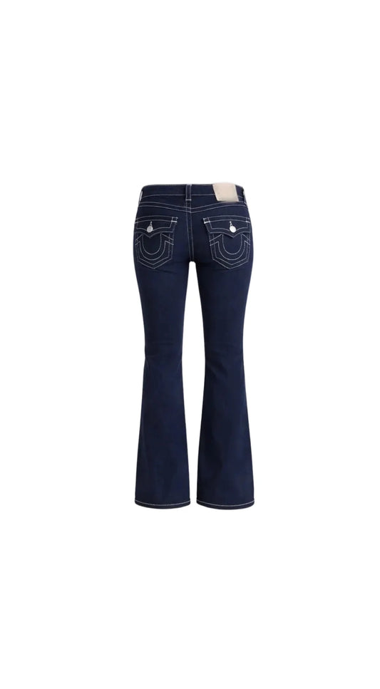 DARK INDIGO BOOTCUT JEANS