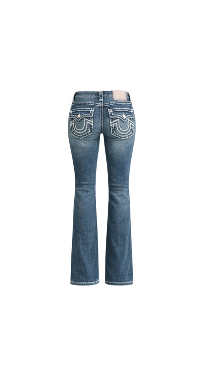 BOOTCUT JEANS MEDIUM BLUE